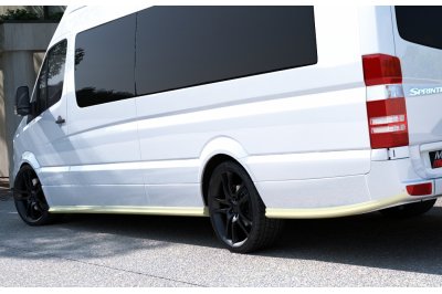 Накладки на пороги на Mercedes Sprinter W906